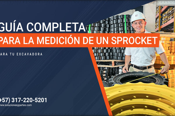 Guía completa para la medición de un Sprocket de excavadora