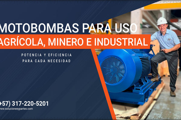 Motor pumps for agricultural, mining, and industrial use: power and efficiency for every need