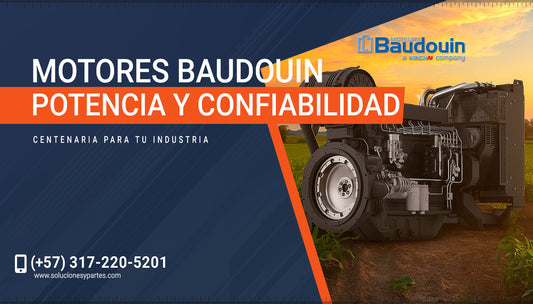 Motores Baudouin: potencia y confiabilidad
