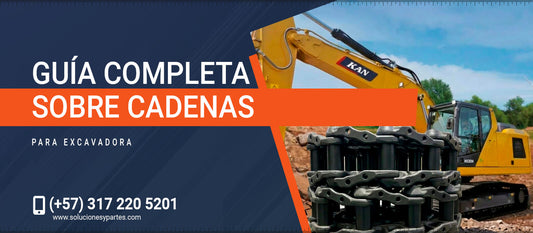 Guía completa sobre cadenas para excavadora