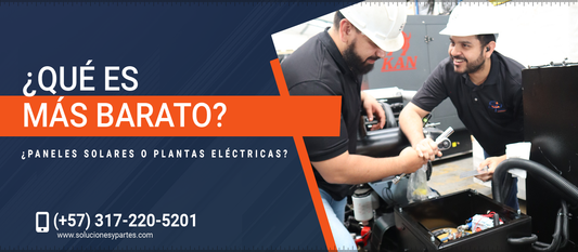 ¿Qué es más barato, paneles solares o plantas eléctricas?