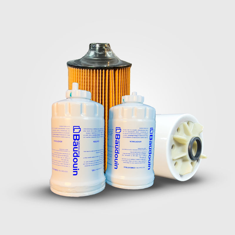 KIT DE FILTRACIÓN MOTOR BAUDOUIN 6M11 - 50 HORAS