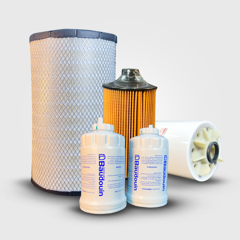 KIT DE FILTRACIÓN MOTOR BAUDOUIN 6M11 - 250 HORAS